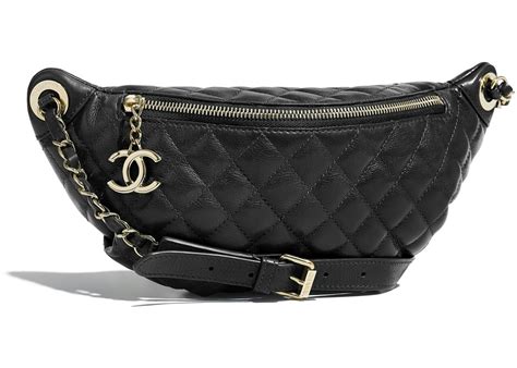 chanel waist bag size